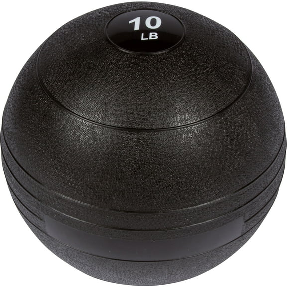 Exercise Slam Medicine Ball By Trademark Innovations (Red, 10 Lbs.)