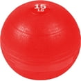 thumbnail image 1 of Exercise Slam Medicine Ball By Trademark Innovations (Red, 15 Lbs.), 1 of 5