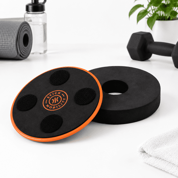 Exercise Slider Discs with Foam Balance Pads for Core Strength and Balance