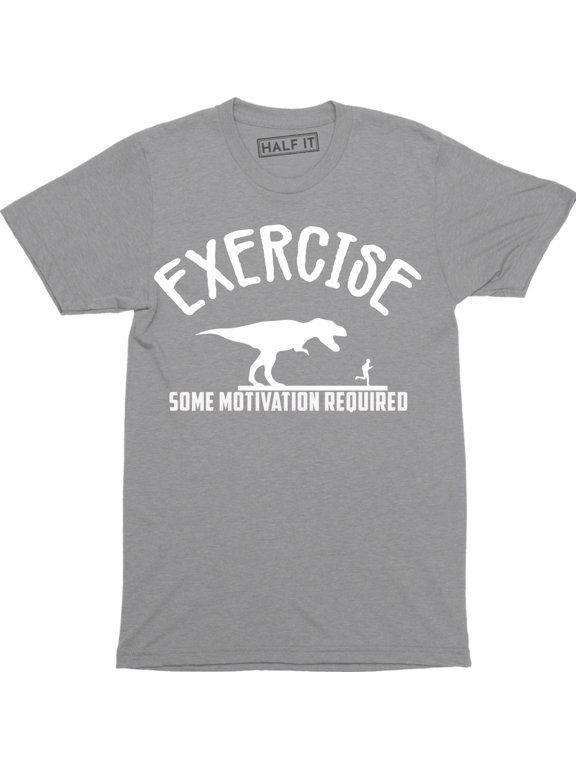 Exercise Some Motivation Required Funny Gym Fitness Training Lazy Tee Shirt