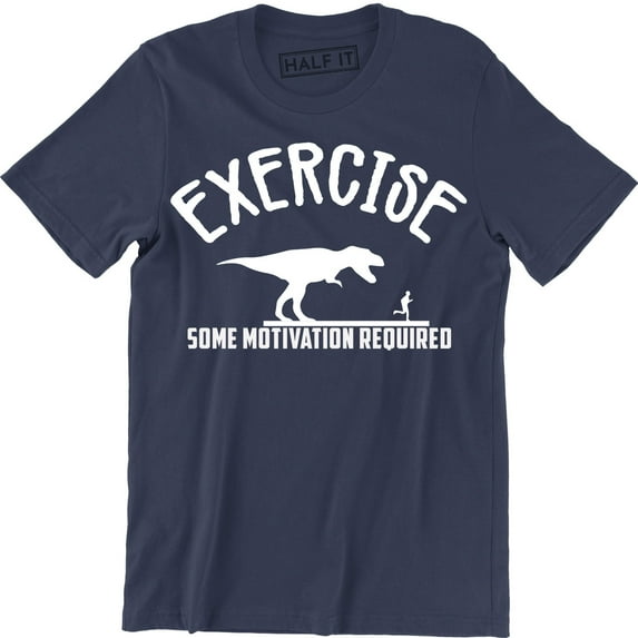 Exercise Some Motivation Required Funny Gym Fitness Training Lazy Tee Shirt