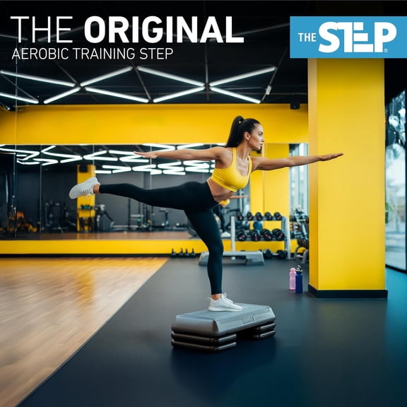 Exercise Step Platform, Circuit Size Stepper for Home Workouts