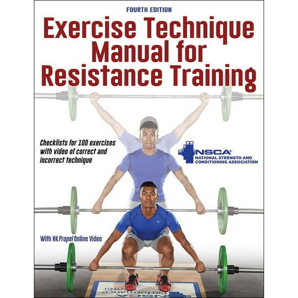 Exercise Technique Manual for Resistance Training, 9781492596998, Paperback, Fourth