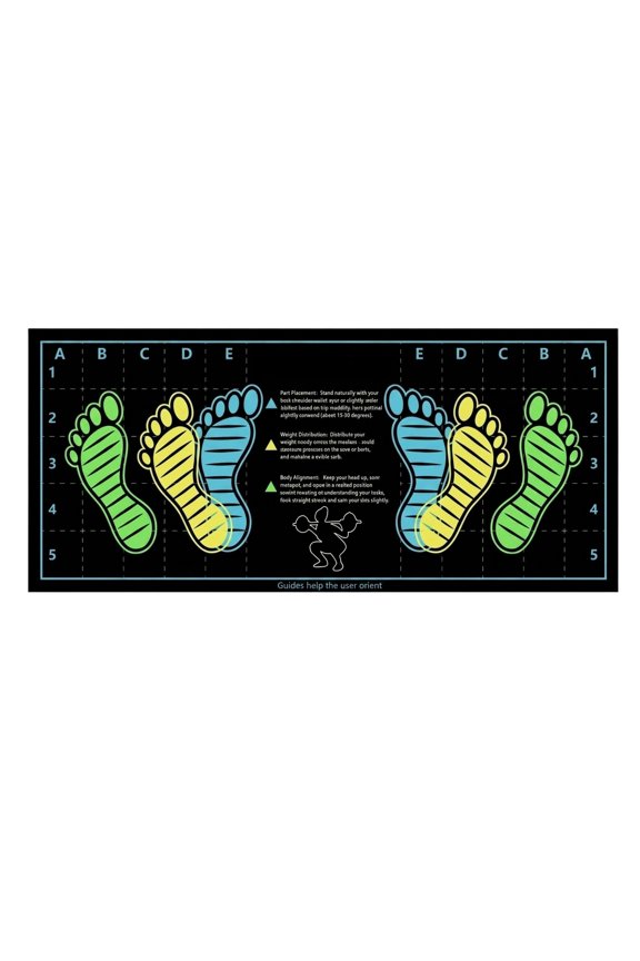 Exercise Training Mat Non Slip Crystal Velvet Stance Position Mat For Home Fitness Men And Women 1 Piece