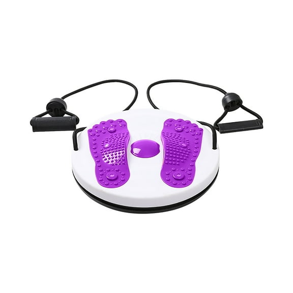 Exercise Twister Board with Massage Disc and Pull Rope for Core Workout and Waist Toning