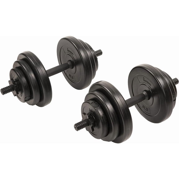 Exercise Vinyl 40 Lb Dumbbell Set