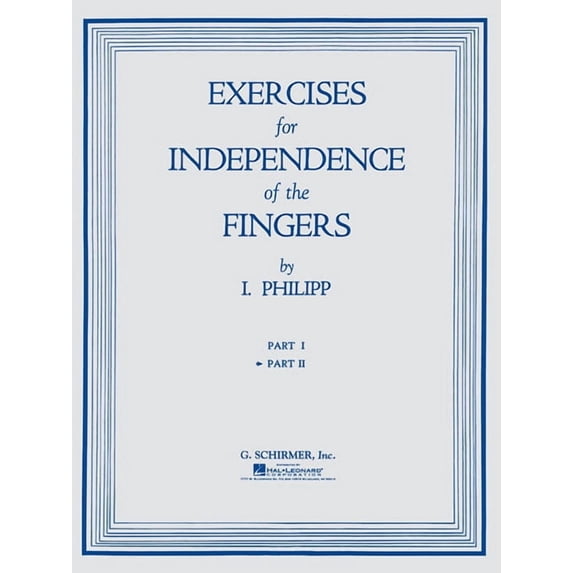 Exercises for Independence of Fingers - Book 2: Piano Technique, (Paperback)