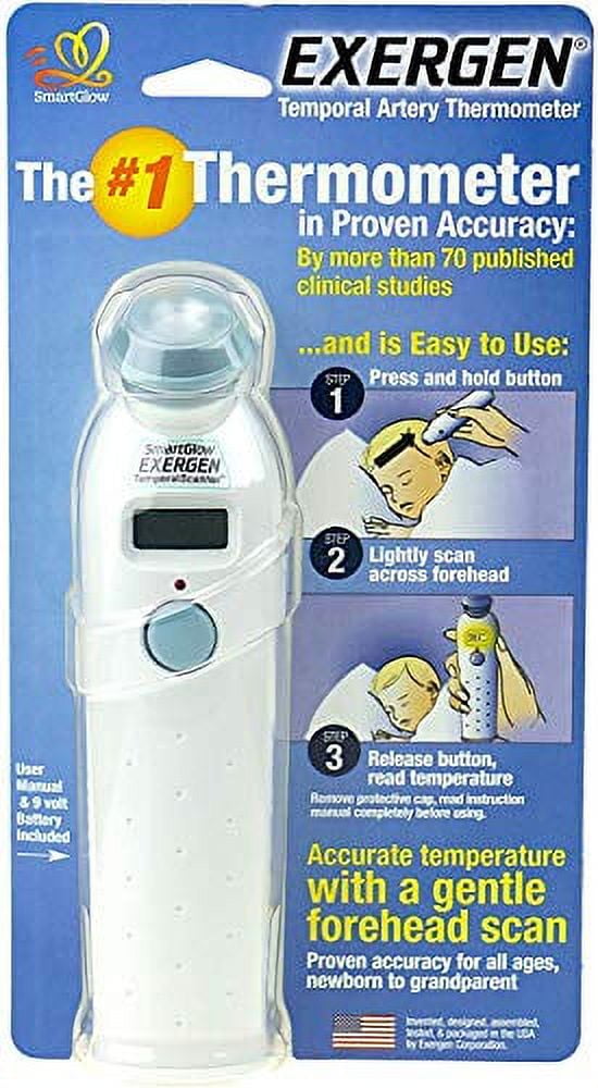 Exergen White Analog Temporal Artery Thermometer