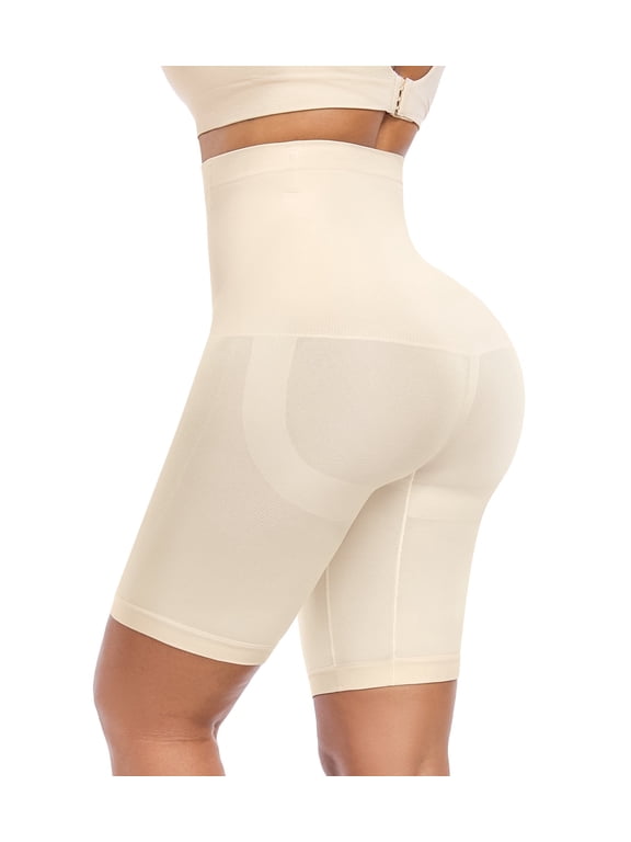 Women's Shapewear Shorts Tummy Control High Waisted Body Shaper Butt Lifting Under Dresses Smoothing Shorts