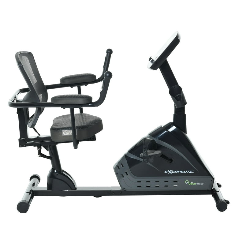 Exerpeutic 5000 Bluetooth Magnetic Recumbent Exercise Bike with