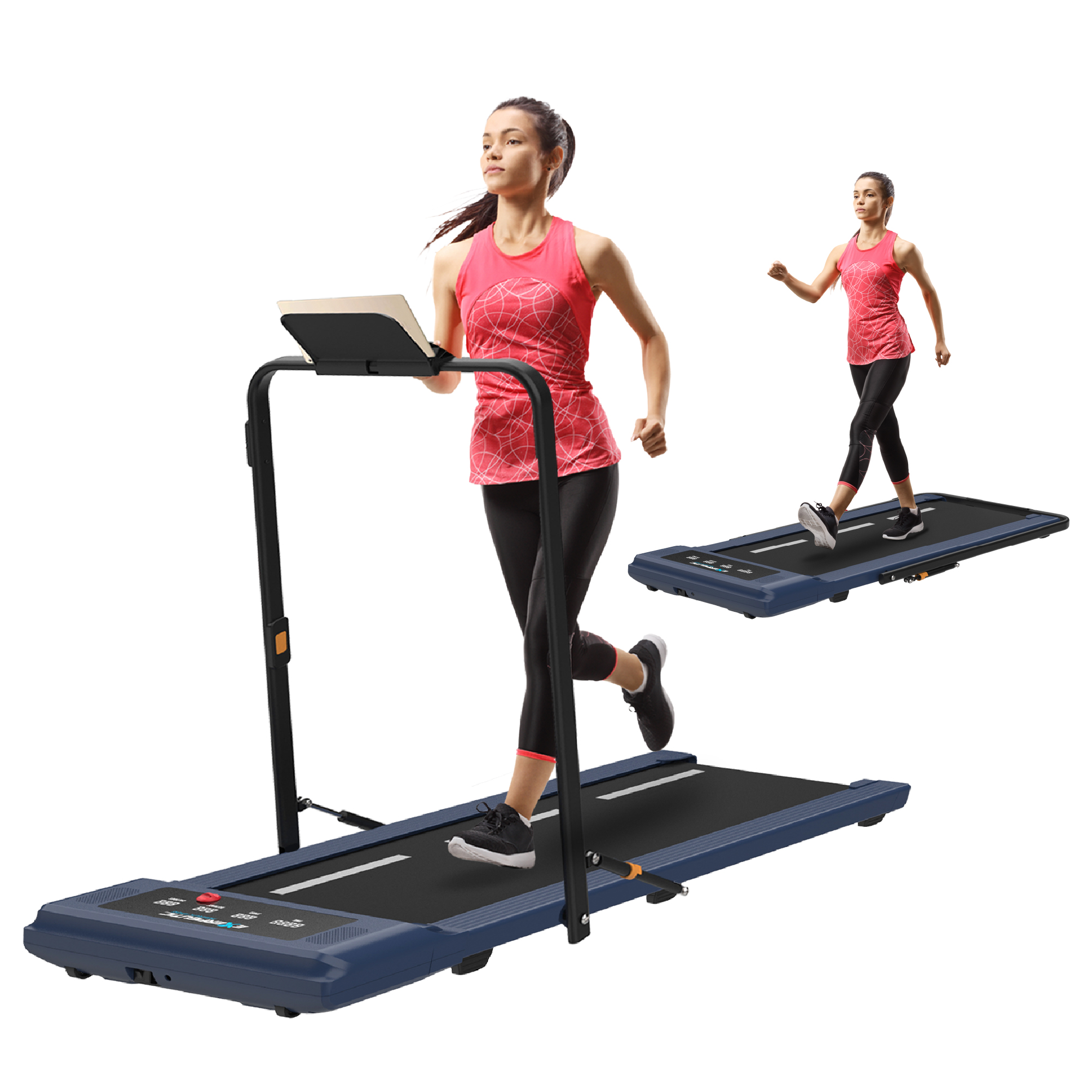 Exerpeutic TF1000 400 lbs. Weight Capacity Treadmill with Incline Options, Heavy Duty Belt and Pulse Monitoring - image 1 of 7