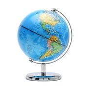 Exerz 5.5 inch World Globe - Political Map Mini globe - Educational/ Geographic/ Modern Desktop Decoration