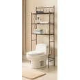thumbnail image 1 of Pilaster Designs Exeter 3-tier Metal Bathroom Storage Spacesaver in Copper, 1 of 8
