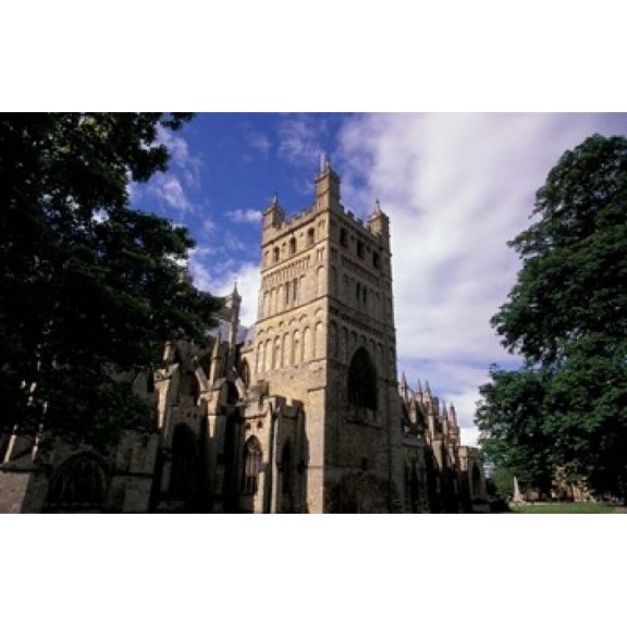 Exeter Cathedral, Exeter, Devon, England Poster Print by Nik Wheeler (24 x 15)