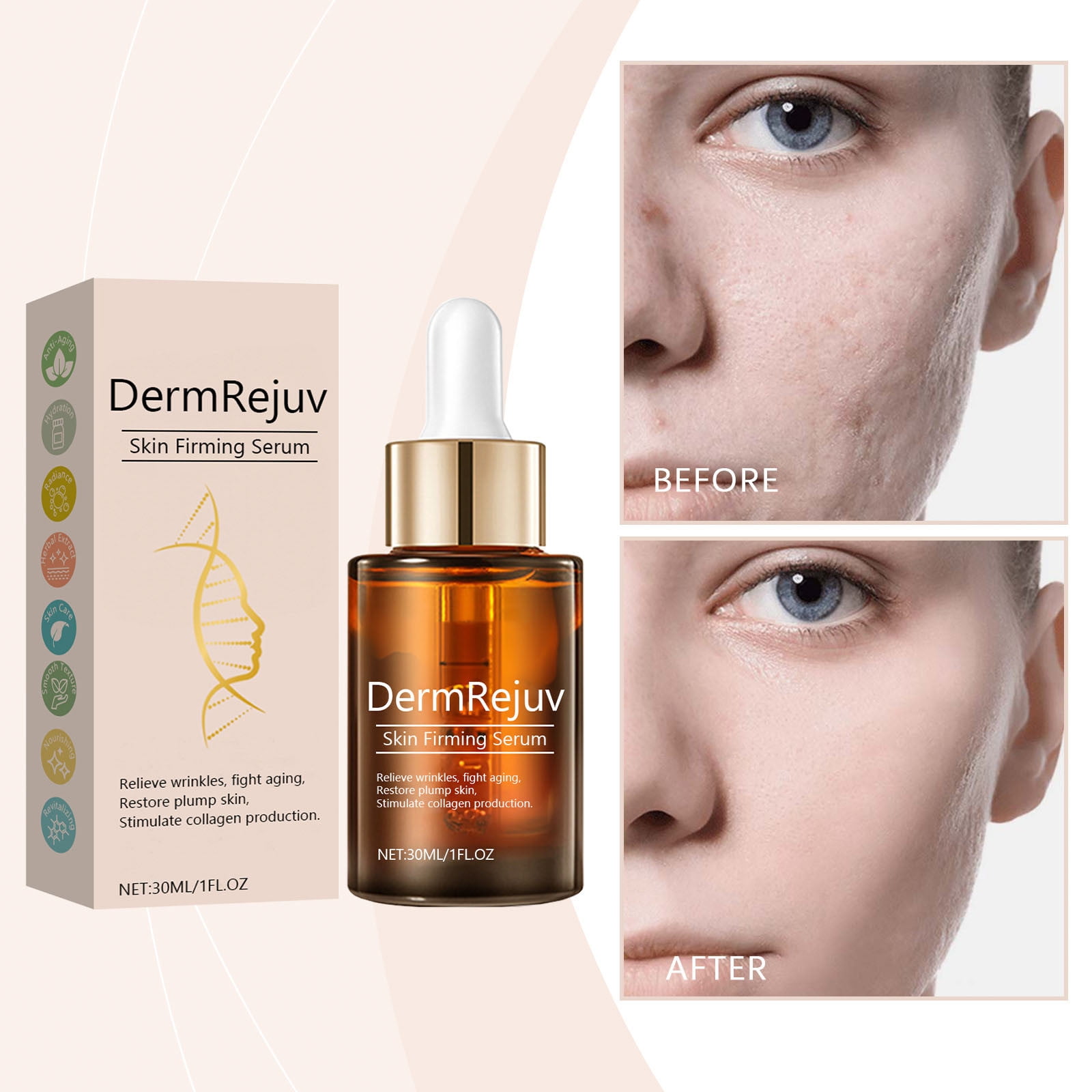 Exfoliate for Face Smooth Skin Toner Strong Jawline Peach Skin Gel for