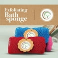 thumbnail image 1 of Exfoliating 100% Nylon African Bath Net Sponge 50", Mesh Shower Sponge, Back Scrubber, Red, 1pc by My Organic Shea, 1 of 5
