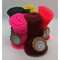 thumbnail image 1 of Exfoliating 100% Nylon African Bath Sponge 70", Bundle 3 (Pack of 5), Mesh Shower Sponge, Back Scrubber - My Organic Shea, 1 of 3
