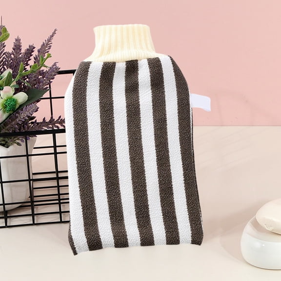 Exfoliating Back Scrub Mud Cake Bath Towel for Body Cleansing