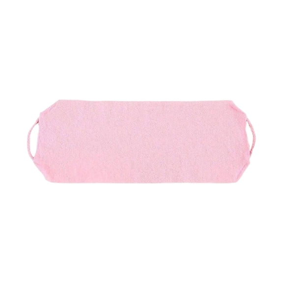 Exfoliating Back Scrubber with Handles, Two Sides Nylon Back Exfoliator, Extended Length Stretchable Pull Strap Shower Scrubber for Women Men, Deep Cleans Skin & Invigorates Circulation, 17.7"x7.9"
