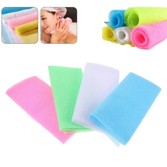 Exfoliating Back Scrubber,Reusable Exfoliating Washcloth,35.4x11.8In Back Washer for Deep Clean,Massage & Exfoliate