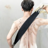 Exfoliating Back Scrubber for Shower Back Washer with Handles Double Sided Exfoliator Back Scrubber Washcloth Bath Body Scrub Towel Deep Clean for Men Women