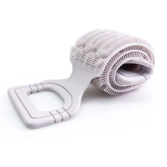 Exfoliating Back Scrubber for Shower with Handles, Double-Sided Back Exfoliator Body Scrub Towel, Exfoliating Washcloth Bath Tool for use in Shower, Clean Skin for Men & Women