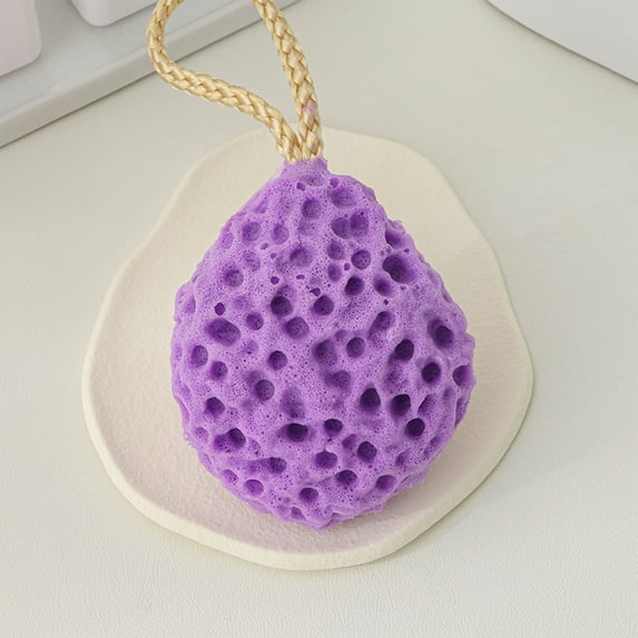 Exfoliating Bath Sponge Loofah Body Wash Scrubber Shower Pouf for Bathing Skin Cleansing 1 Count