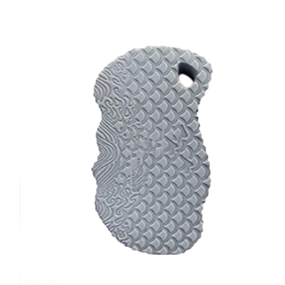 Exfoliating Bath Sponge, Reusable Soft Skin Exfoliating Sponge wipe, Body Buffer Cleaner, Remove Dead Skin, Skin Friendly (Gray)