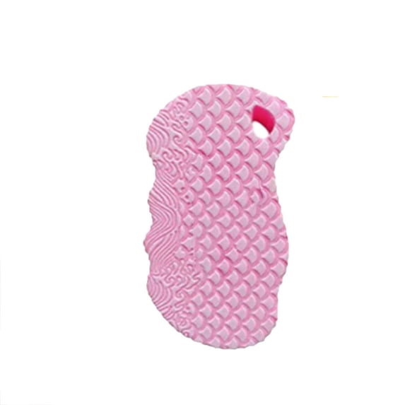 Exfoliating Bath Sponge, Reusable Soft Skin Exfoliating Sponge wipe, Body Buffer Cleaner, Remove Dead Skin, Skin Friendly (Pink)