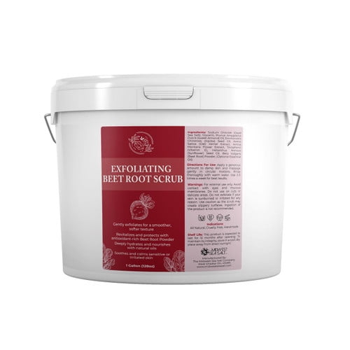 Exfoliating Beet Root Scrub - Unscented (No Essential Oil) 128oz