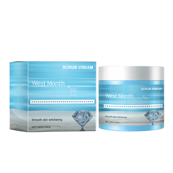 Exfoliating Body Scrub, Dead Skin Remover, Sea Salt & Glycerin, Smooth & Brightening Skin Care for Men and Women