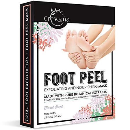 Exfoliating Foot Peel Mask 2 Pair - Baby Soft & Smooth Feet – Gentle Exfoliation To Remove Rough Dead Skin & Calluses - For Men & Women
