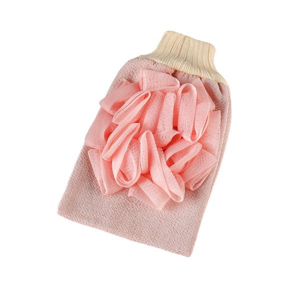 Exfoliating Glove, Body Scrubber - Loetky Dual Sided Glove, Reusable for Deep Cleansing and Shower Exfoliator