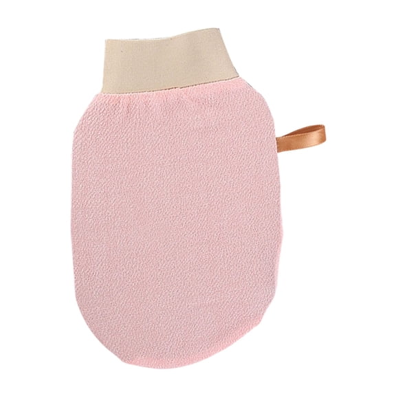 Exfoliating Glove Deep Glow Exfoliating Glove Body Scrub For Smooth Skin Spa Quality Exfoliation For All Skin Types Glow Exfoliating Glove Gloves (Pink, 8*5 In)