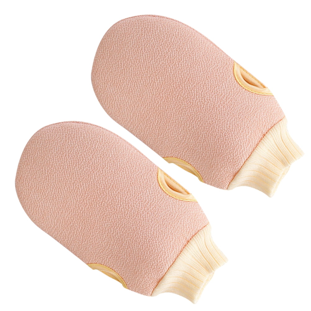 Exfoliating Glove Exfoliate Gloves Type Wash Towels Shower Spa Back Massage Scrubber Double