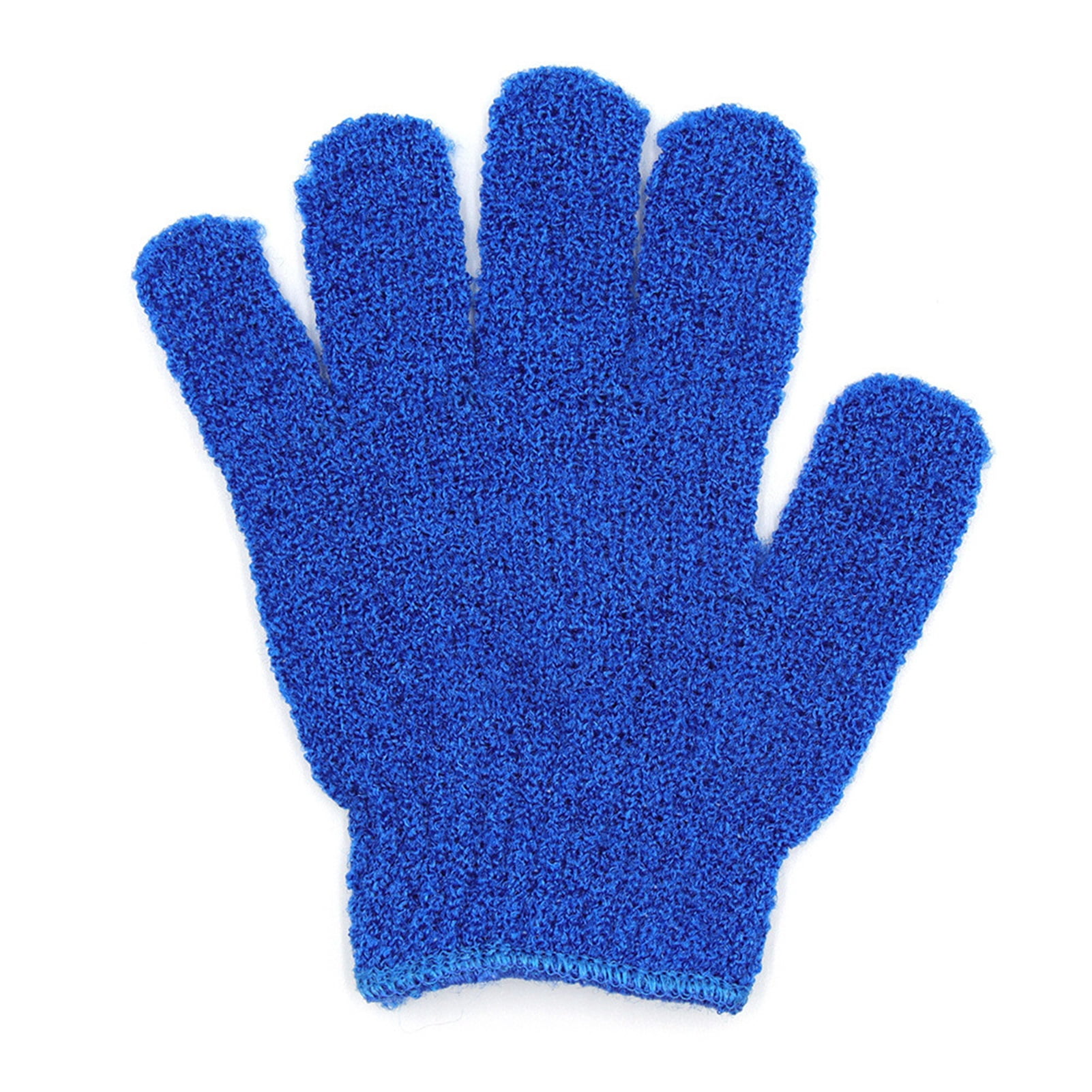Exfoliating Glove Polyester 5?Finger Design Body Scrub Wash Mitt for