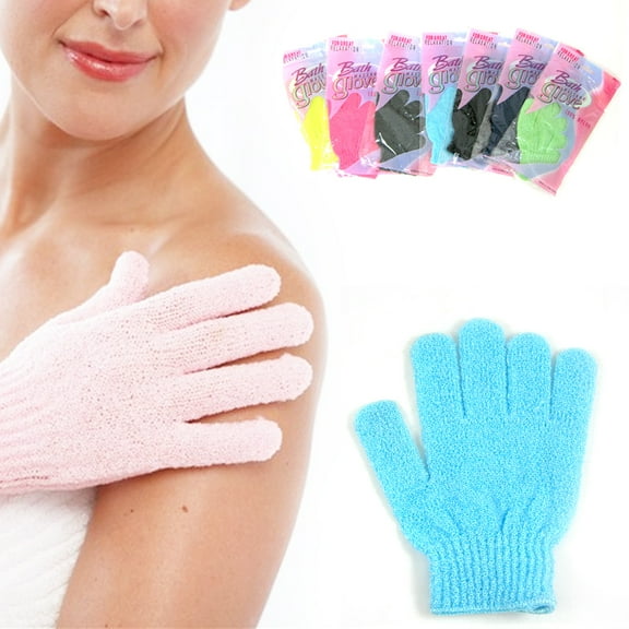 Exfoliating Glove Shower Man Women Texture Bath Body Scrub Dead Skin Spa Massage