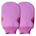 thumbnail image 1 of Exfoliating Glove, Shower Scrub Gloves, Bath Body Exfoliator Mitt Dead Skin Remover Double Sided Exfoliation for All Skin Types Improve Blood Circulation,  2 Pack Purple, 1 of 7