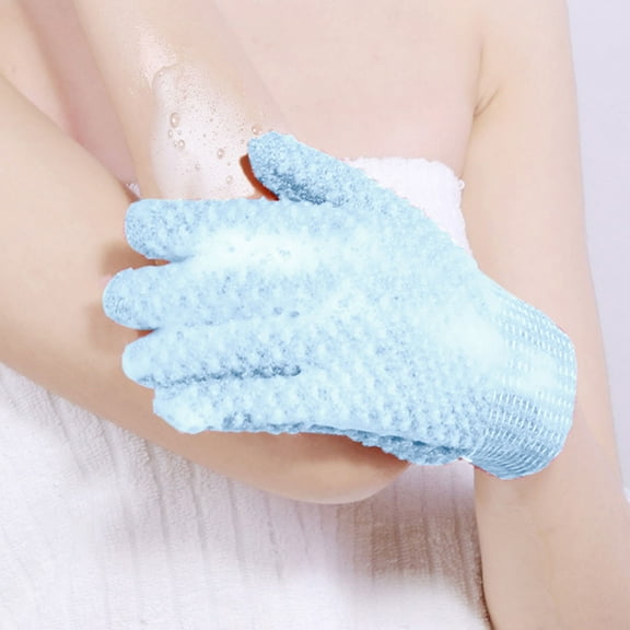 Exfoliating Gloves Made Of Nylon Colors Double Cellulite Lotion for Stomach Sponge Cake Roller Lotion Applicators for Your Back Curve Lotion Extra Long Handle Bath Brush for Shower for Elderly