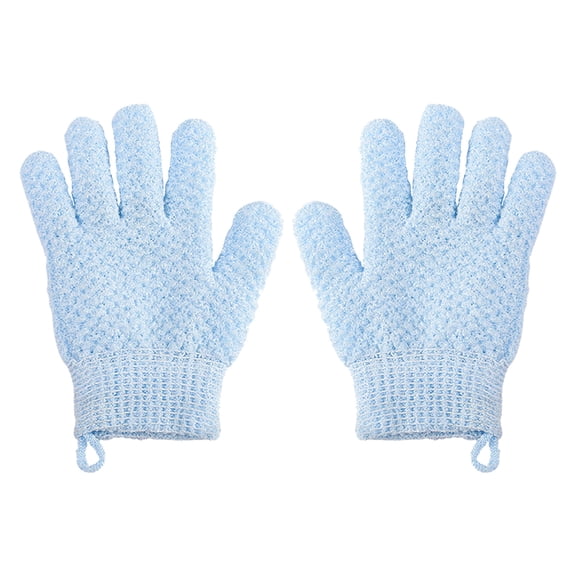 Exfoliating Gloves Made Of Nylon Colors Double Exfoliating Gloves For Beauty Spa Massage Skin Shower Body Scrubber Bathing Accessories Bath for Sensitive Skin Soap for Guys on to The Bath Bathtub Spa