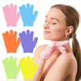 thumbnail image 1 of Exfoliating Gloves for Shower,2 pairs Body Exfoliator Glove Shower Gloves ,Scrub Exfoliate Glove Body Scrubber Mitt Bath Face Spa Hand Scrubber Wash Deep Scrubbing Dead Skin for Women Men, 1 of 7