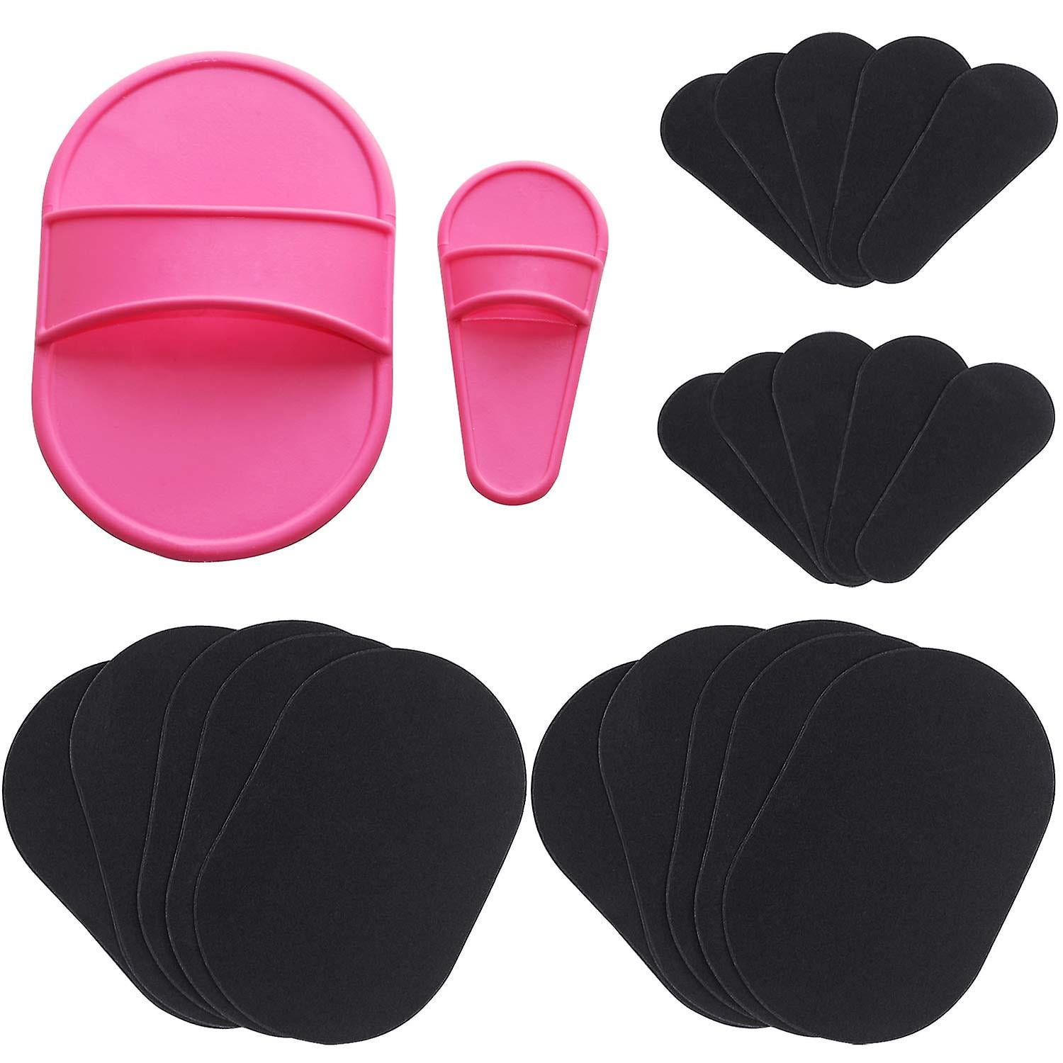 Exfoliating Hair Removal Pads Set Of 20 Smooth Skin On Legs Arm Face