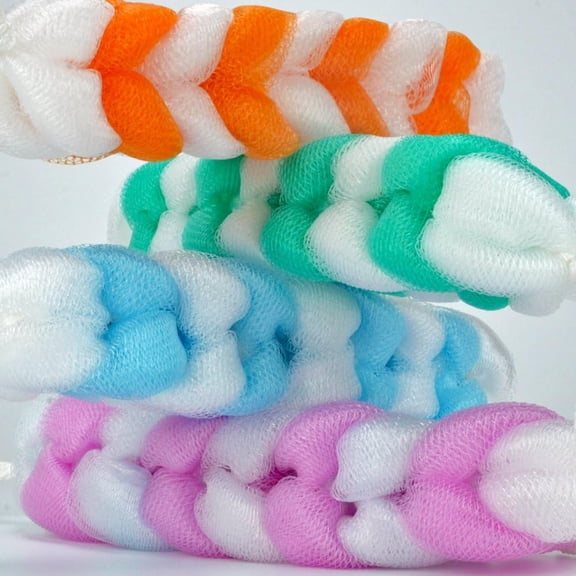 Exfoliating Loofah Back Scrubber for Shower, Wonderful Colors