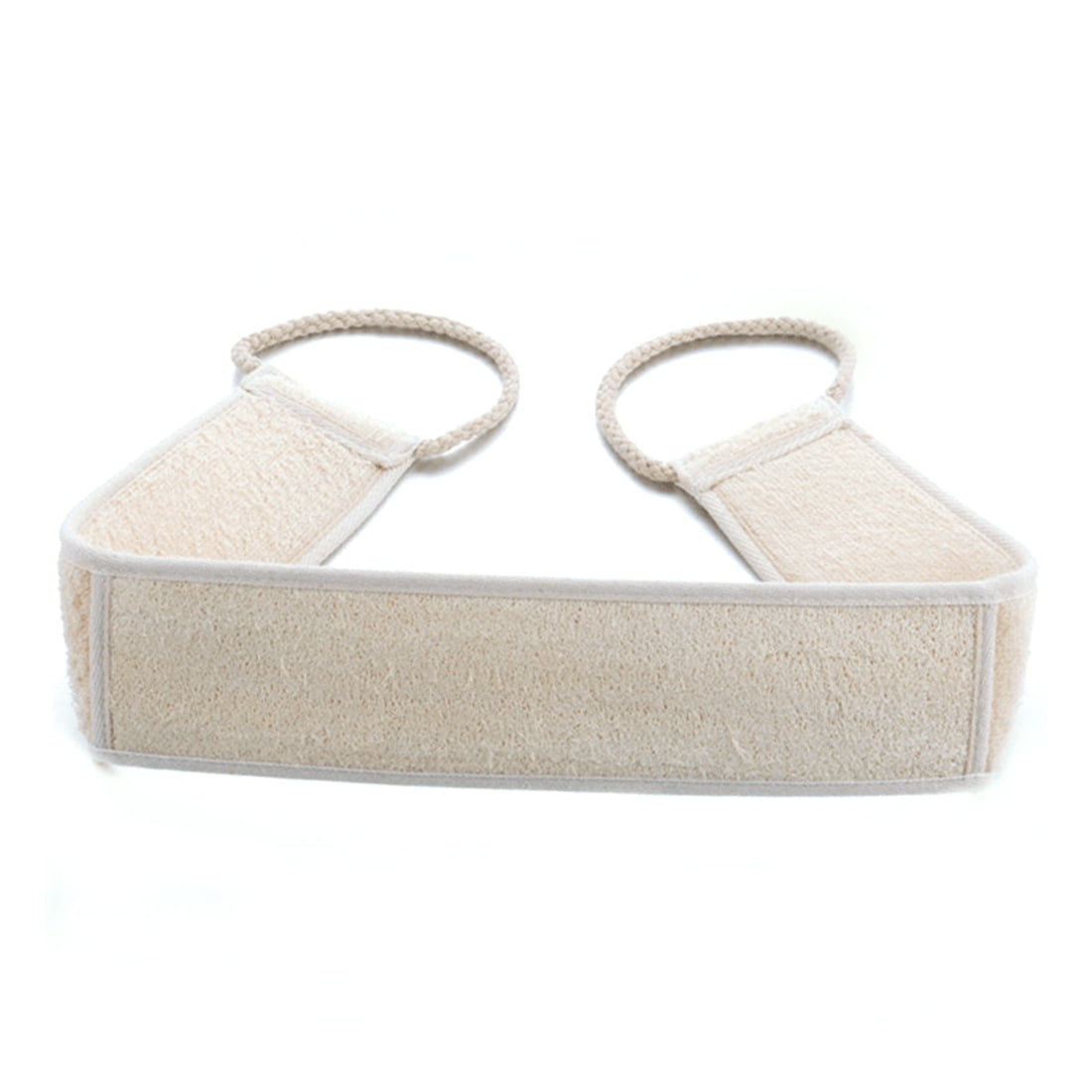 Exfoliating Loofah Back Strap Sponge Body Shower Brush Cotton Towel