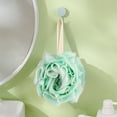 thumbnail image 1 of Exfoliating Loofah, Body Scrubber, Double Layer Bath Sponge with Hook, Rich Lather, Soft Skin Care, Shower Essential, 1 of 6