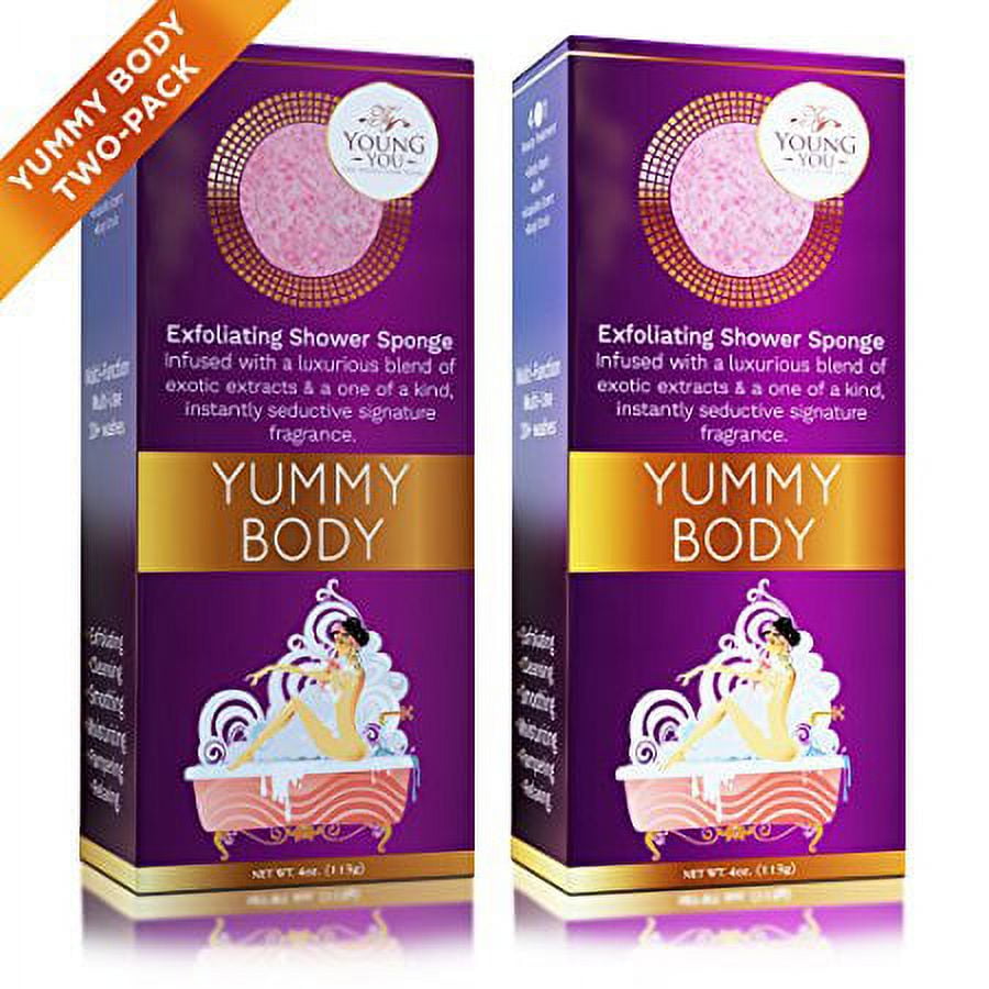 Exfoliating Loofah Sponge Buffer Natural Bath sponge infused with Sower