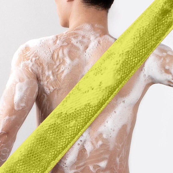 Exfoliating Net Bath Bar for Cleansing Scrubbing Foam Towel Men and Women Back Scrubber Long Handle Loofah