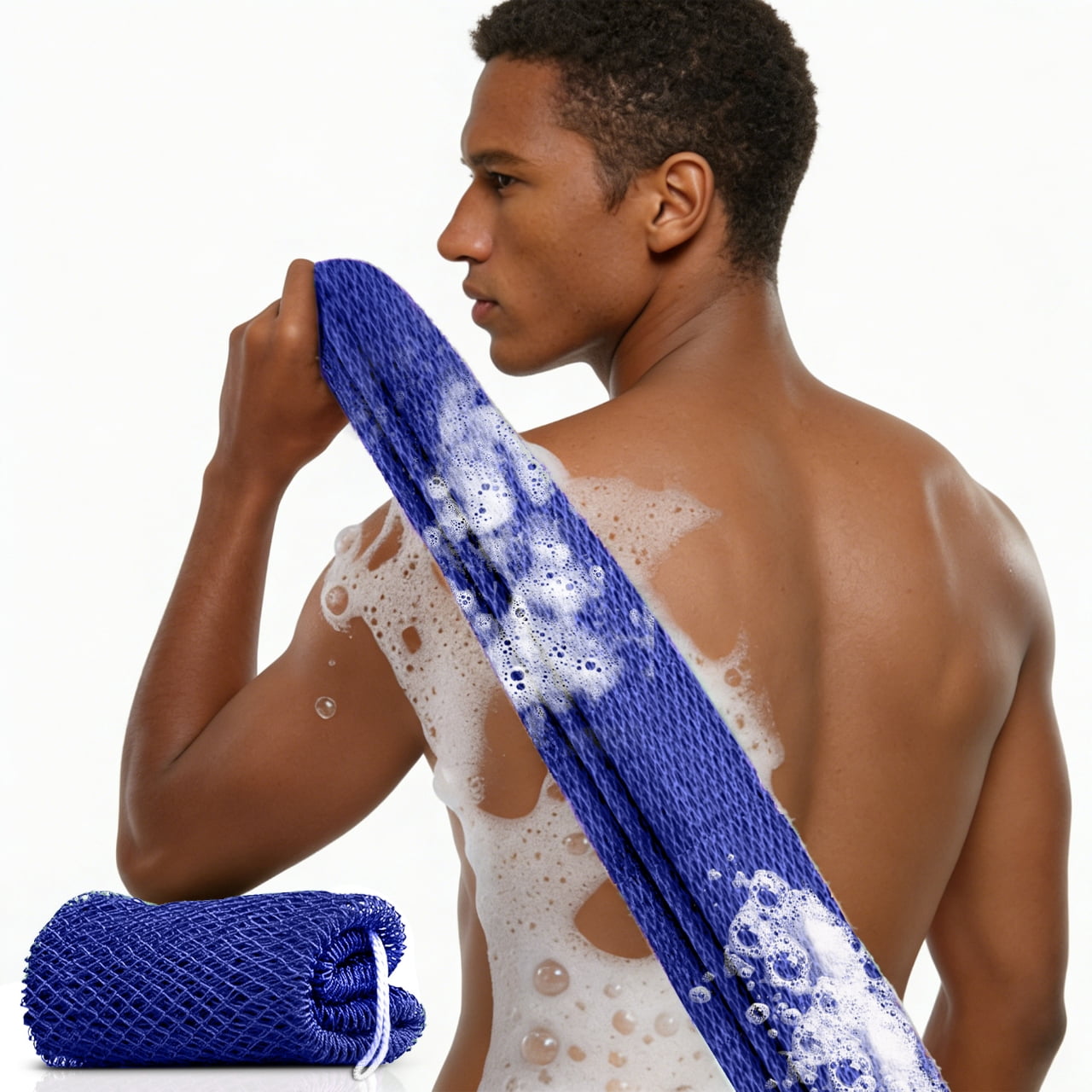 Exfoliating Net Sponge, Stretch Exfoliating Mesh Sponge