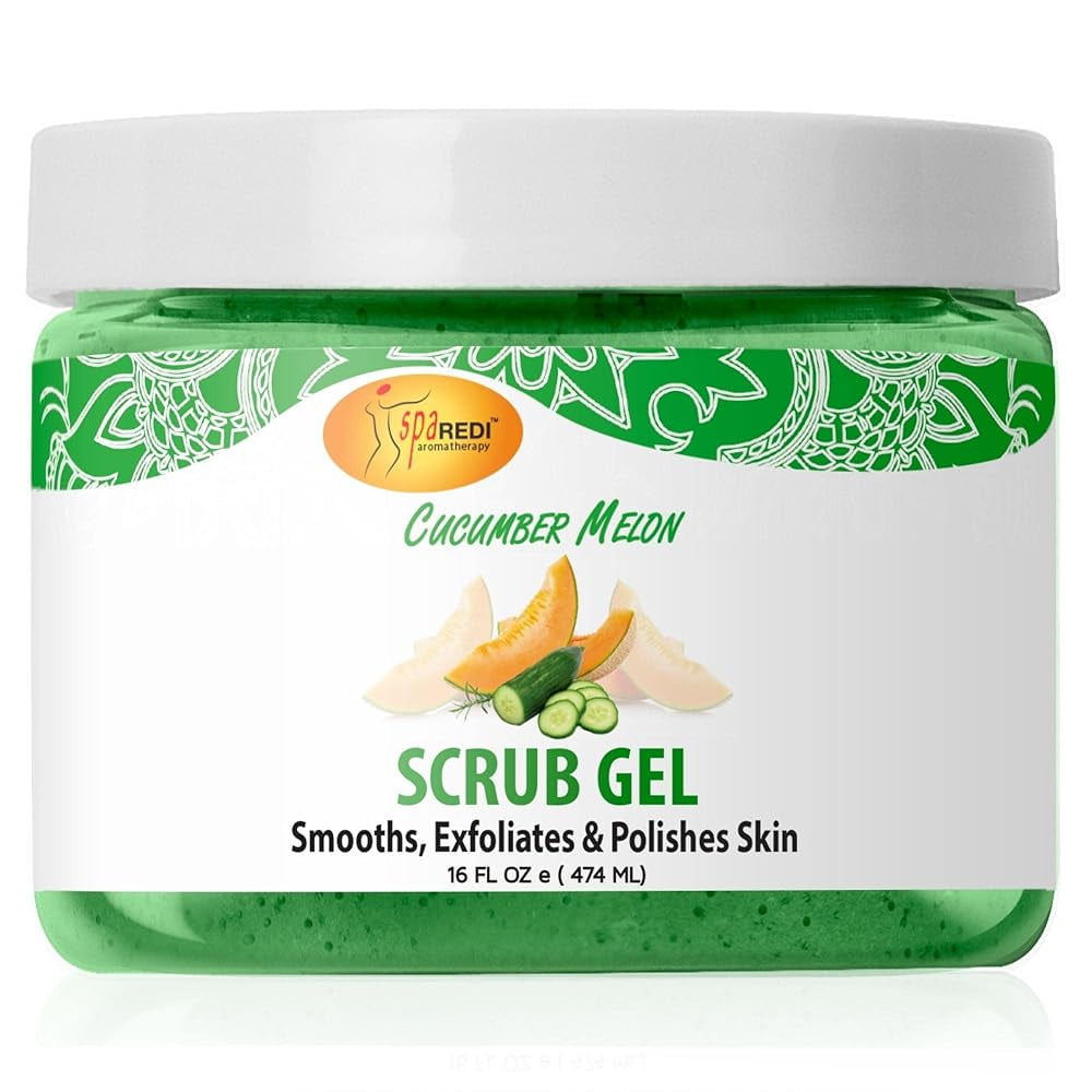 Exfoliating Scrub Pumice Gel, Cucumber Melon, 16 Oz Manicure