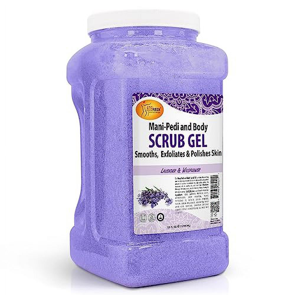  Exfoliating Scrub Pumice Gel, Lavender Wildflower, 128 Manicure